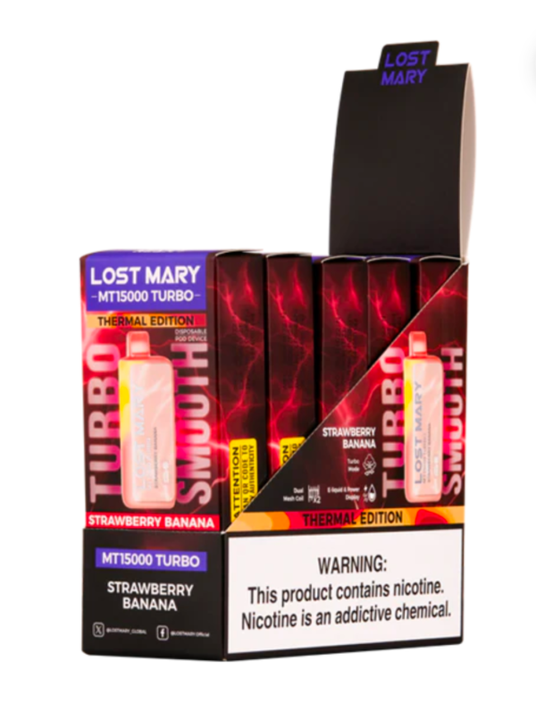 Lost Mary Strawberry Banana Lost Mary MT15000 Turbo - Image 2